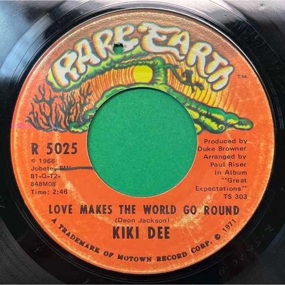 Kiki Dee Jimmy / Love Makes the World Go Round 45 R&B Soul 1971 Rare Earth VG+ - Picture 2 of 4